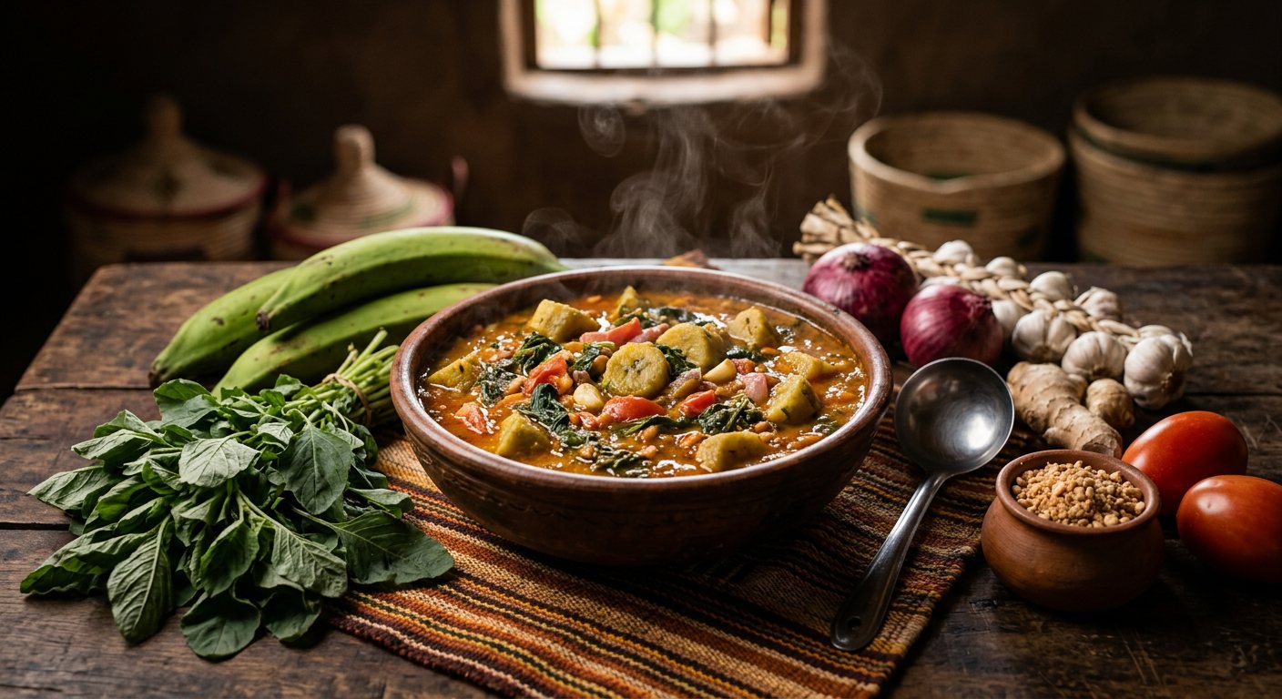 Agatogo (Plantain and Vegetable One-Pot Stew) — Rwanda