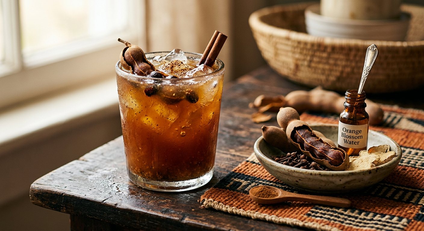 Aradeib (Tangy Sweet Spiced Tamarind Cooler) — Sudan
